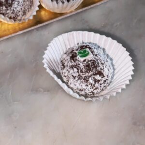 VEGAN: Tartufo con cuore di cocco